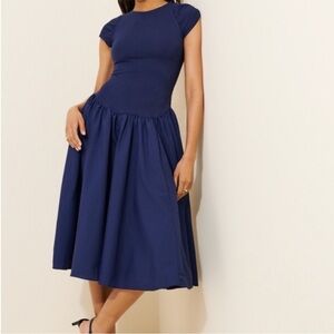 Free People Afternoon Elegance Flowy Midi Dress size small NWT